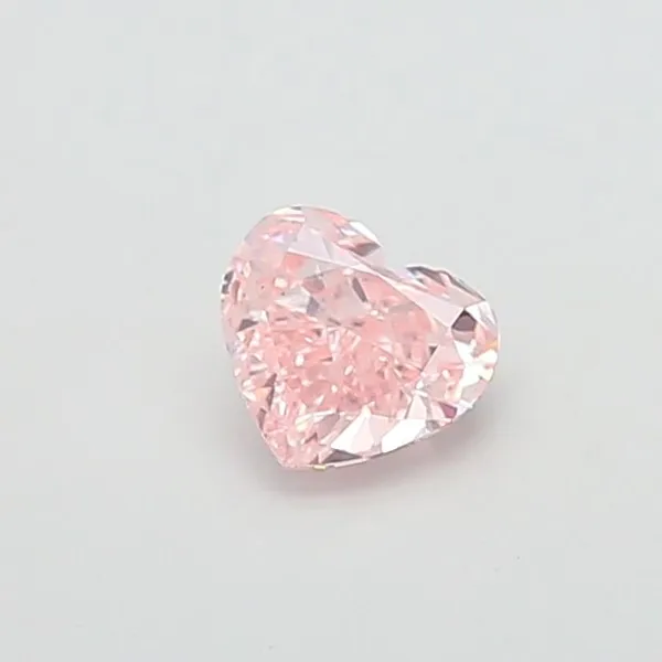 1.05ct HEART Fancy Intense Pink VS2 Coloured Lab diamond