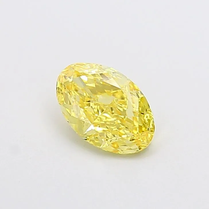 1.14ct OVAL Fancy Intense Yellow VS1 Coloured Lab diamond