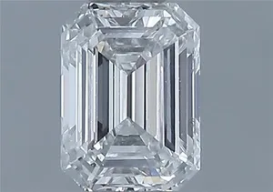 0.37ct EMERALD F VVS2 Natural diamond