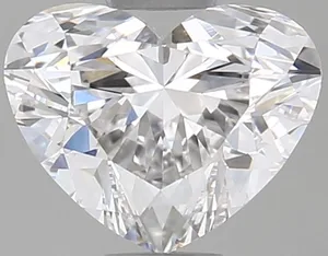 0.91ct HEART F VVS1 Natural diamond