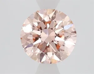 1.1ct ROUND Fancy Intense Pink VS1 Coloured Lab diamond