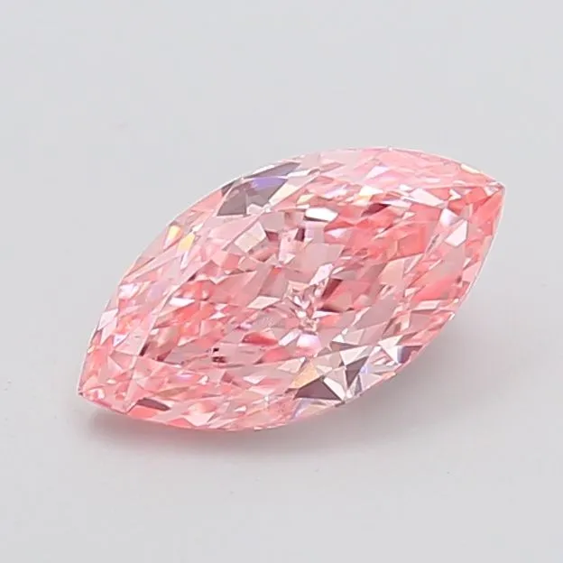 1.70ct MARQUISE Fancy Vivid Pink VS1 Coloured Lab diamond