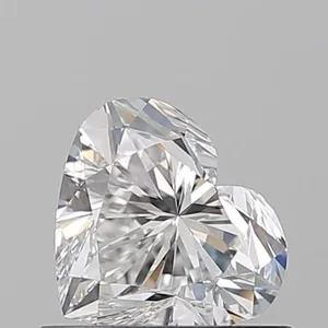 0.6ct HEART F VVS2 Natural diamond