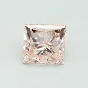 4.72ct PRINCESS Fancy Intense Pink VS1 Coloured Lab diamond