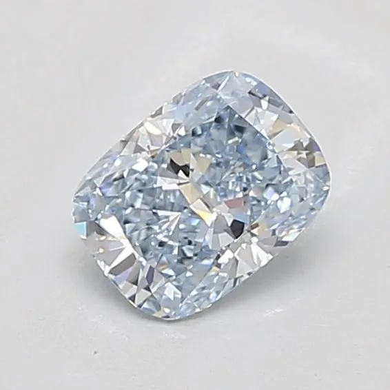 1.02ct CUSHION Fancy Blue VS1 Coloured Lab diamond