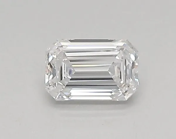 0.34ct EMERALD D IF Lab diamond