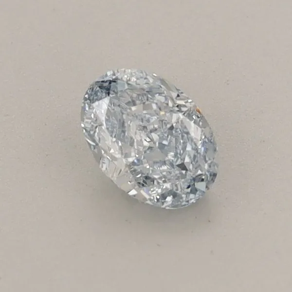 0.4ct OVAL Fancy Intense Blue VS1 Coloured Lab diamond