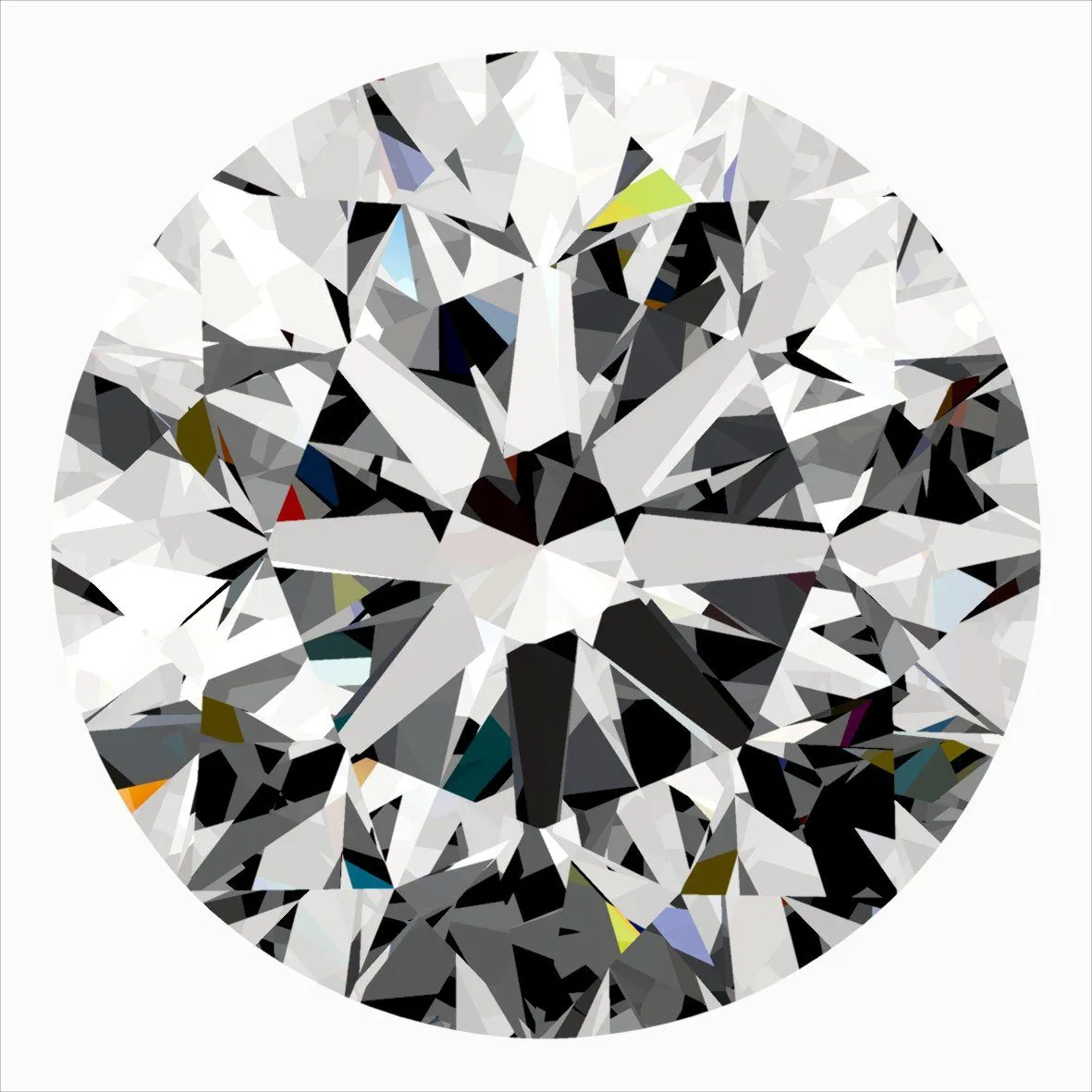 0.30ct ROUND H VS2 Natural diamond