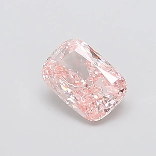 1.03ct CUSHION Fancy Intense Pink VS2 Coloured Lab diamond