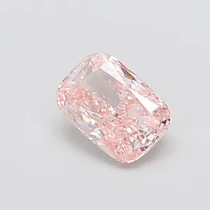 1.03ct CUSHION Fancy Intense Pink VS2 Coloured Lab diamond