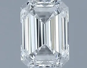 0.4ct EMERALD D VVS2 Natural diamond