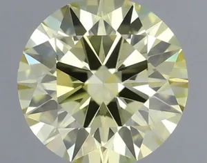 0.33ct ROUND Fancy Yellow VVS1 Coloured Lab diamond