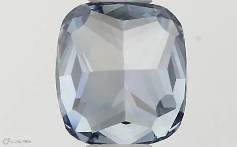 0.56ct CUSHION Fancy Intense Blue VS1 Coloured Lab diamond