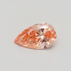 0.5ct PEAR Fancy Intense Pink SI1 Coloured Lab diamond