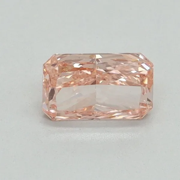 0.51ct RADIANT Fancy Vivid Pink VS1 Coloured Lab diamond