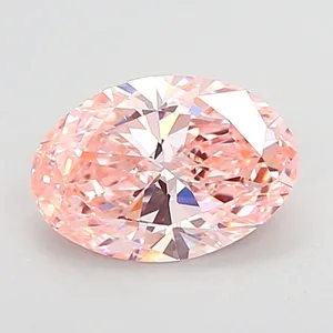 1ct OVAL Fancy Intense Pink VVS2 Coloured Lab diamond