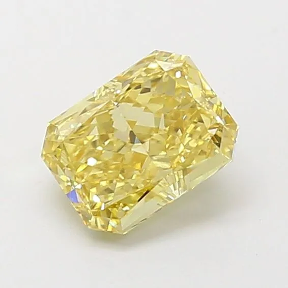 1.15ct RADIANT Fancy Yellow VS1 Coloured Lab diamond