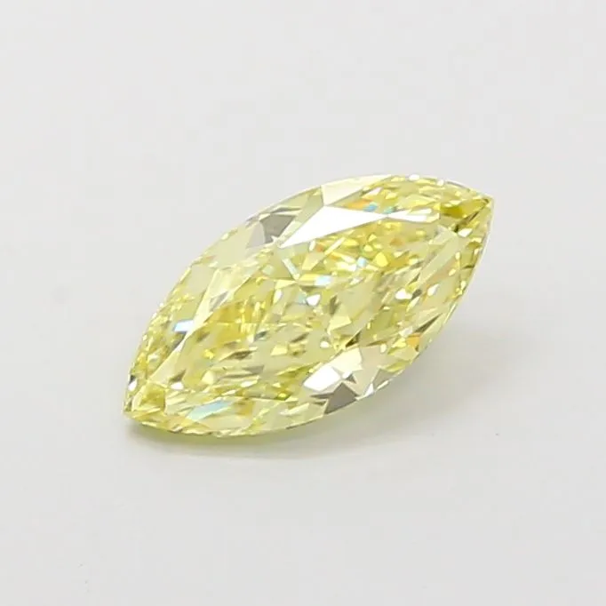 1.02ct MARQUISE Fancy Intense Yellow VS1 Coloured Lab diamond