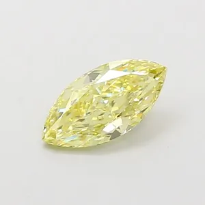 1.02ct MARQUISE Fancy Intense Yellow VS1 Coloured Lab diamond
