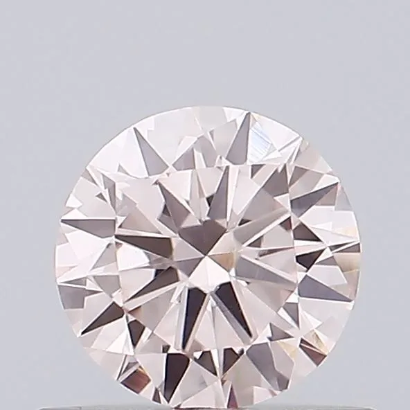 0.44ct ROUND Fancy Pink VVS2 Coloured Lab diamond