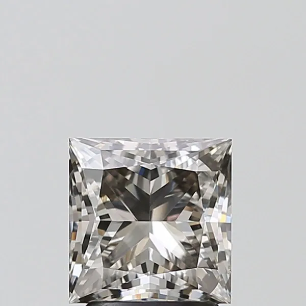 2.24ct PRINCESS Fancy Vivid Blue VS2 Coloured Lab diamond