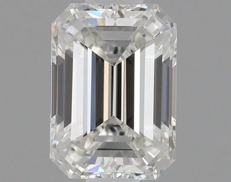 0.51ct EMERALD F IF Natural diamond