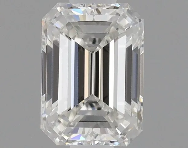 0.51ct EMERALD F IF Natural diamond