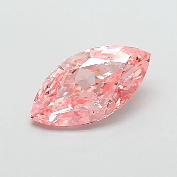 2.00ct MARQUISE Fancy Vivid Pink VS2 Coloured Lab diamond