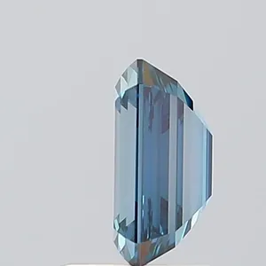 1.27ct EMERALD Fancy Vivid Blue VS1 Coloured Lab diamond