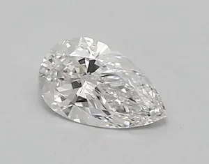 0.7ct PEAR D VVS2 Lab diamond