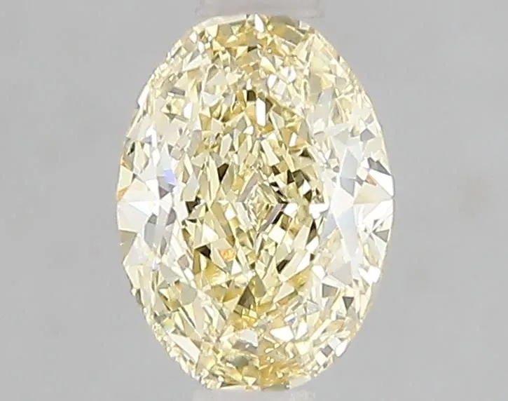 1.01ct OVAL Fancy Intense Yellow VS2 Coloured Lab diamond