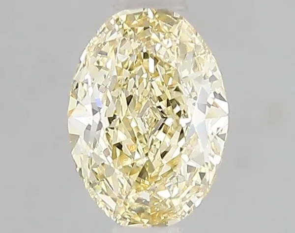 1.01ct OVAL Fancy Intense Yellow VS2 Coloured Lab diamond