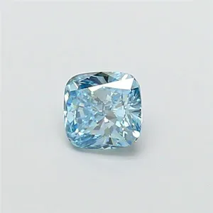 1.01ct CUSHION Fancy Vivid Blue VVS2 Coloured Lab diamond