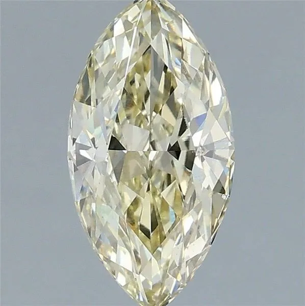 1.5ct MARQUISE Fancy Light Yellow VS1 Coloured Lab diamond