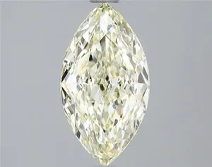 1.52ct MARQUISE Fancy Light Yellow VS1 Coloured Lab diamond