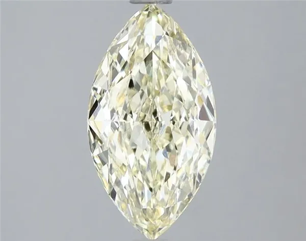 1.52ct MARQUISE Fancy Light Yellow VS1 Coloured Lab diamond