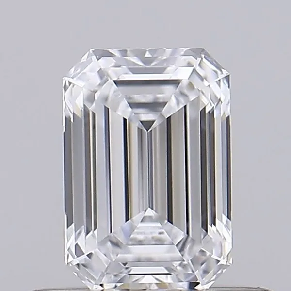 0.53ct EMERALD D IF Lab diamond