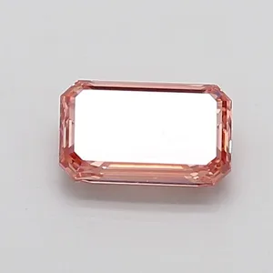1.05ct EMERALD Fancy Brown Pink VS1 Coloured Lab diamond