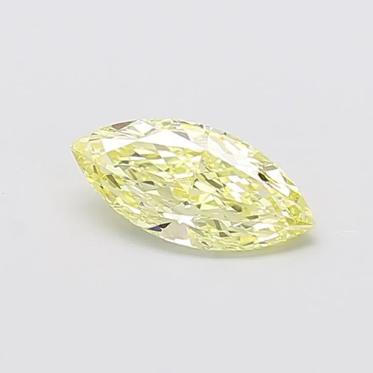 1.00ct MARQUISE Fancy Yellow VS1 Coloured Lab diamond