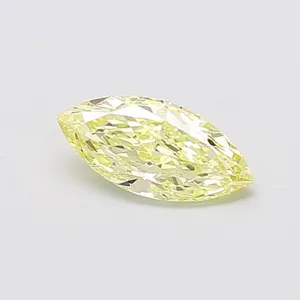 1ct MARQUISE Fancy Yellow VS1 Coloured Lab diamond