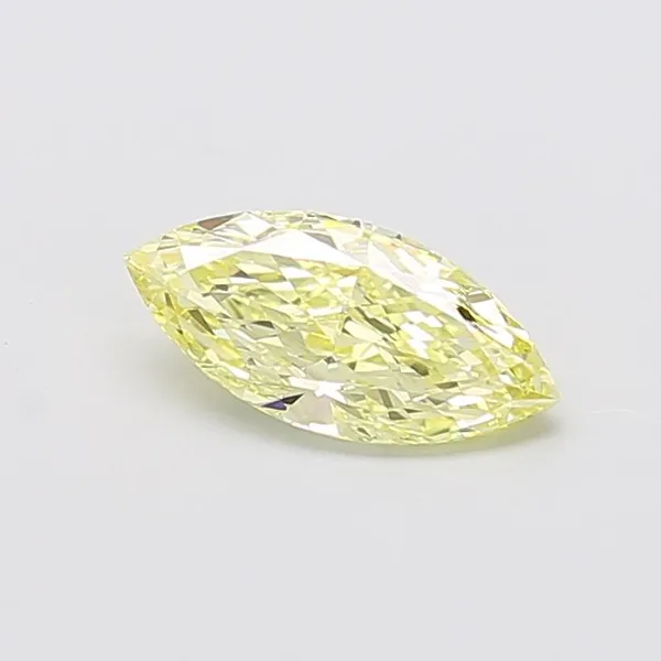 1ct MARQUISE Fancy Yellow VS1 Coloured Lab diamond