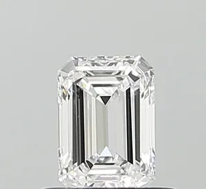 0.57ct EMERALD D VVS2 Lab diamond