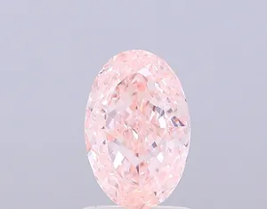 1.02ct OVAL Fancy Intense Pink VVS2 Coloured Lab diamond