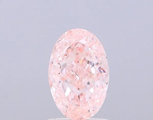 1.02ct OVAL Fancy Intense Pink VVS2 Coloured Lab diamond