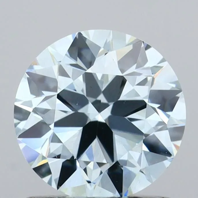 1.08ct ROUND Fancy Intense Blue VS1 Coloured Lab diamond