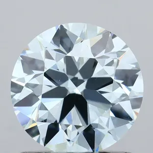1.08ct ROUND Fancy Intense Blue VS1 Coloured Lab diamond