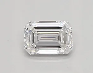 0.46ct EMERALD D VVS1 Lab diamond