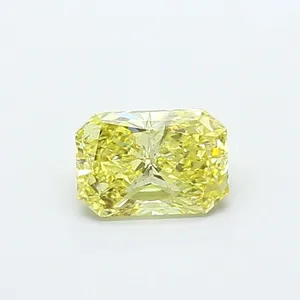 1.01ct RADIANT Fancy Intense Yellow SI1 Coloured Lab diamond