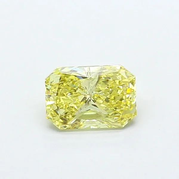 1.01ct RADIANT Fancy Intense Yellow SI1 Coloured Lab diamond