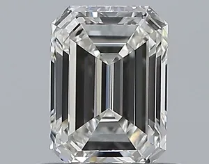0.59ct EMERALD G VVS2 Natural diamond